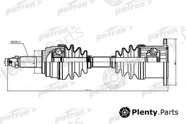  PATRON part PDS2913 Drive Shaft