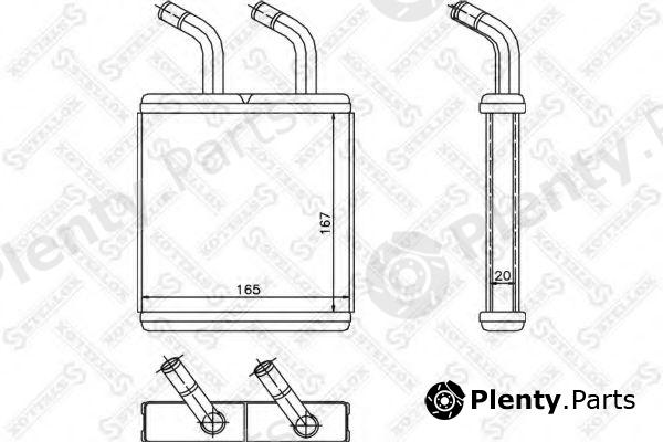  STELLOX part 10-35123-SX (1035123SX) Heat Exchanger, interior heating