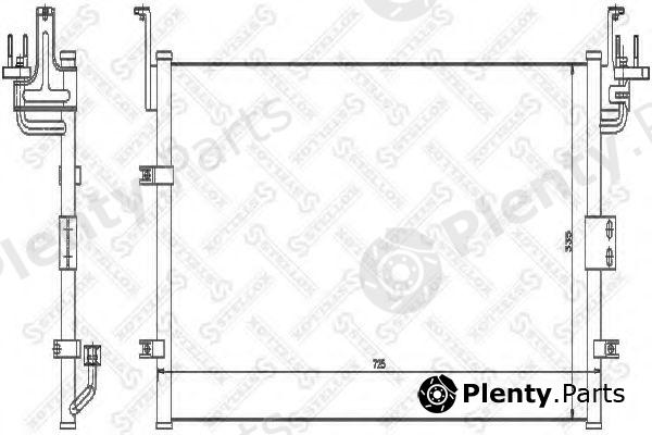  STELLOX part 10-45104-SX (1045104SX) Condenser, air conditioning