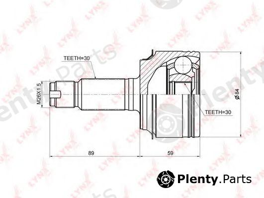  LYNXauto part CO-3670 (CO3670) Joint Kit, drive shaft