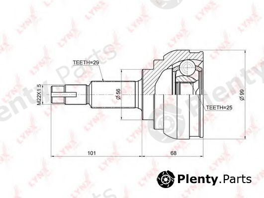  LYNXauto part CO-3676 (CO3676) Joint Kit, drive shaft