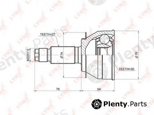  LYNXauto part CO-3679 (CO3679) Joint Kit, drive shaft