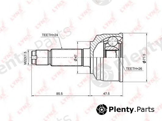 LYNXauto part CO-3681 (CO3681) Joint Kit, drive shaft