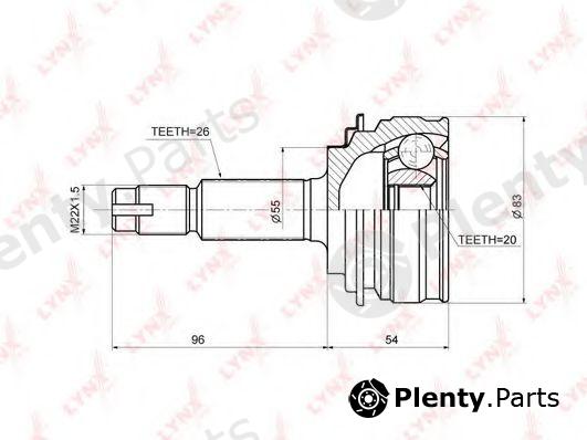  LYNXauto part CO-3683 (CO3683) Joint Kit, drive shaft