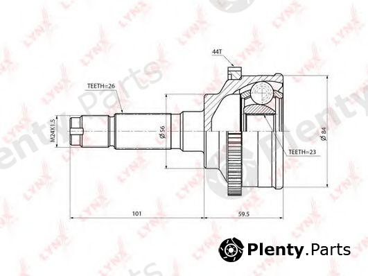  LYNXauto part CO3701A Joint Kit, drive shaft
