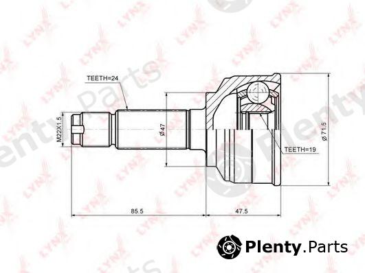  LYNXauto part CO3708 Joint Kit, drive shaft