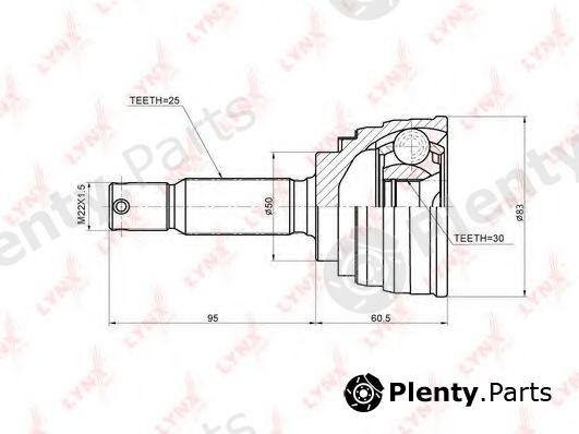  LYNXauto part CO-5519 (CO5519) Joint Kit, drive shaft