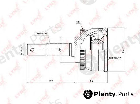  LYNXauto part CO5749A Joint Kit, drive shaft