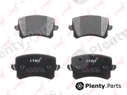  LYNXauto part BD8030 Brake Pad Set, disc brake