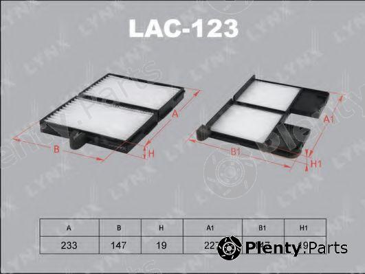  LYNXauto part LAC123 Filter, interior air