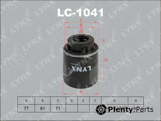  LYNXauto part LC1041 Oil Filter