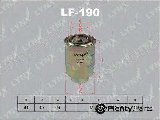  LYNXauto part LF190 Fuel filter