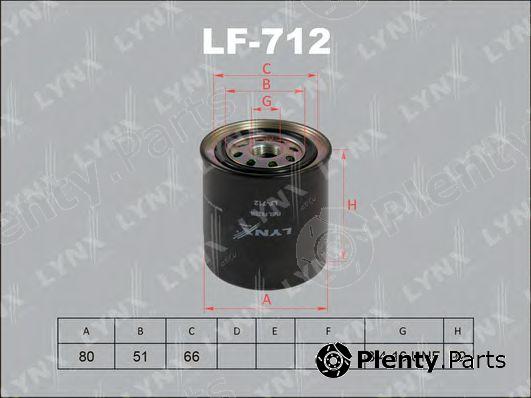  LYNXauto part LF712 Fuel filter