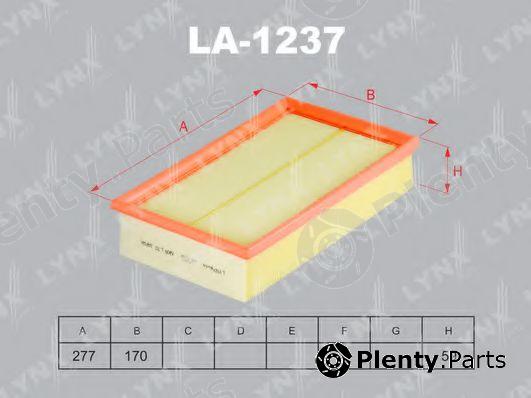  LYNXauto part LA-1237 (LA1237) Air Filter
