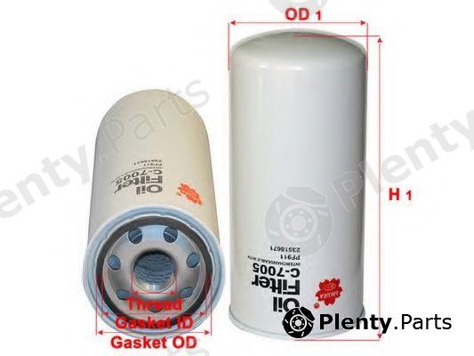  SAKURA part C7005 Oil Filter