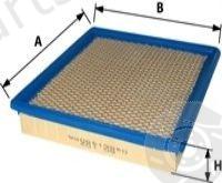  GOODWILL part AG101 Air Filter