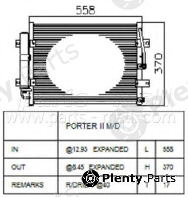  PARTS-MALL part PXNCA-112 (PXNCA112) Condenser, air conditioning