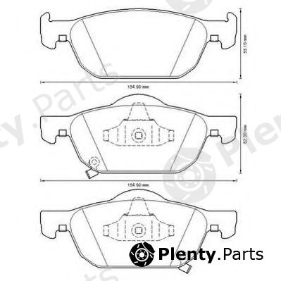  JURID part 572624J Brake Pad Set, disc brake