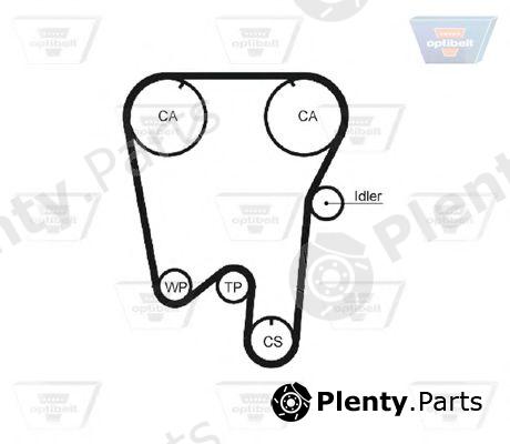  OPTIBELT part ZRK1191 Timing Belt