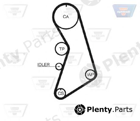  OPTIBELT part ZRK1220 Timing Belt
