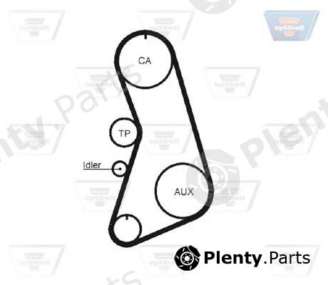  OPTIBELT part ZRK1223 Timing Belt