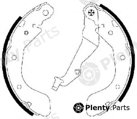  HELLA part 8DB355002-791 (8DB355002791) Brake Shoe Set