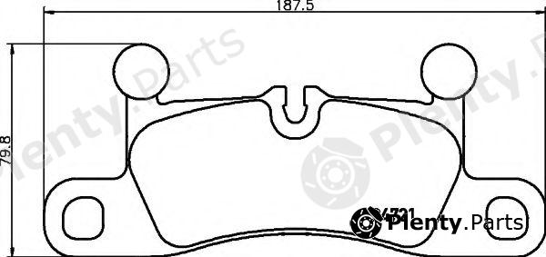  HELLA part 8DB355015-101 (8DB355015101) Brake Pad Set, disc brake