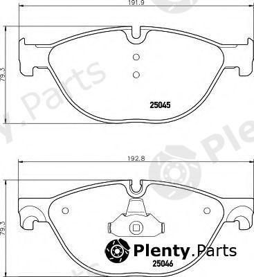  HELLA part 8DB355015-251 (8DB355015251) Brake Pad Set, disc brake