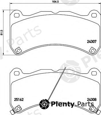  HELLA part 8DB355015-471 (8DB355015471) Brake Pad Set, disc brake