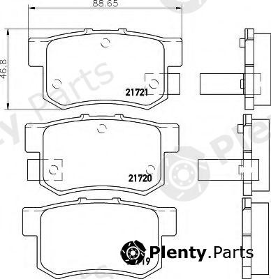  HELLA part 8DB355016-451 (8DB355016451) Brake Pad Set, disc brake