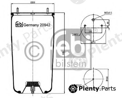  FEBI BILSTEIN part 20942 Boot, air suspension