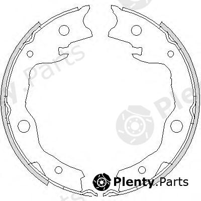  REMSA part 4752.00 (475200) Brake Shoe Set, parking brake