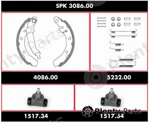  REMSA part SCA308600 Brake Set, drum brakes