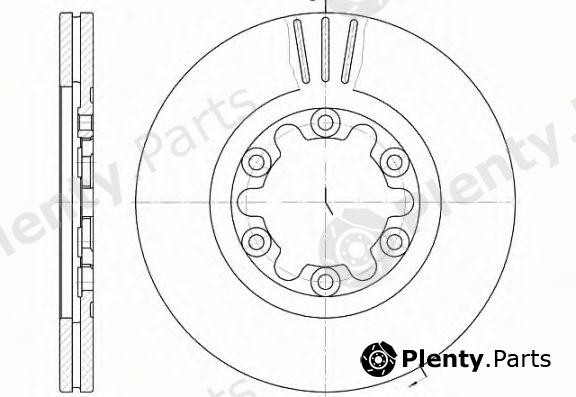  REMSA part 6882.10 (688210) Brake Disc