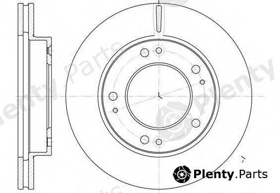  REMSA part 6893.10 (689310) Brake Disc