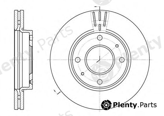  REMSA part 6987.10 (698710) Brake Disc