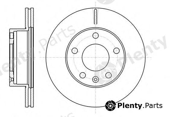  REMSA part DCA6106410 Brake Disc