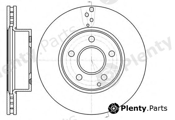  REMSA part DCA6106610 Brake Disc