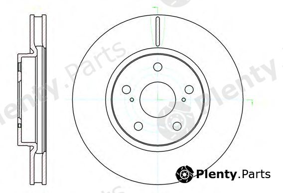  REMSA part DCA6107610 Brake Disc