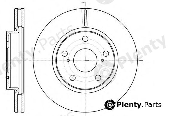  REMSA part DCA6107710 Brake Disc