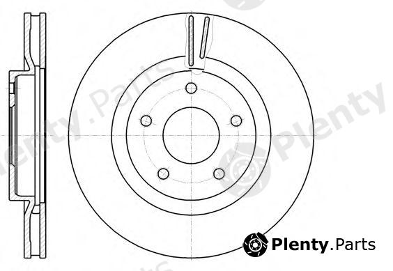  REMSA part DCA6108710 Brake Disc