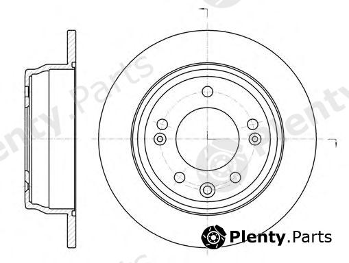  REMSA part DCA6110500 Brake Disc