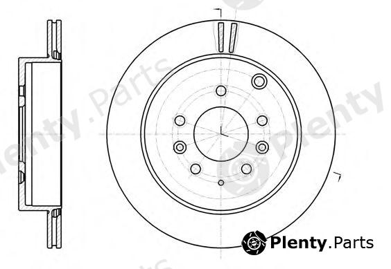  REMSA part 61237.10 (6123710) Brake Disc
