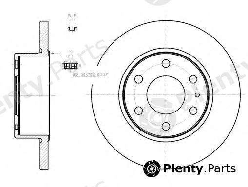  REMSA part DCA6127400 Brake Disc