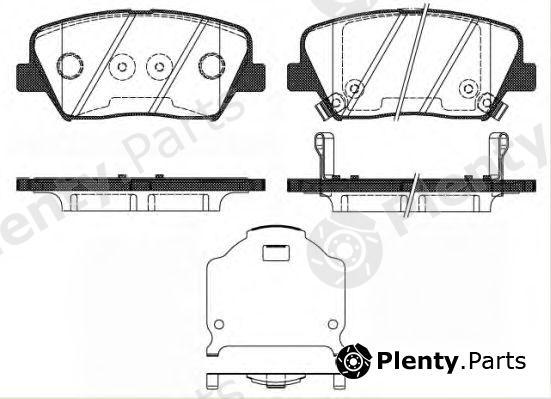  REMSA part 1412.02 (141202) Brake Pad Set, disc brake