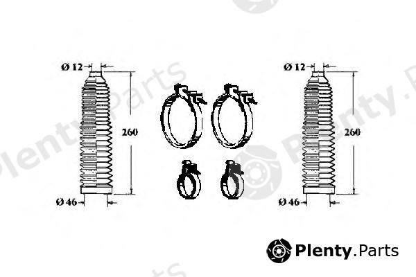  OCAP part 0902422 Bellow Set, steering