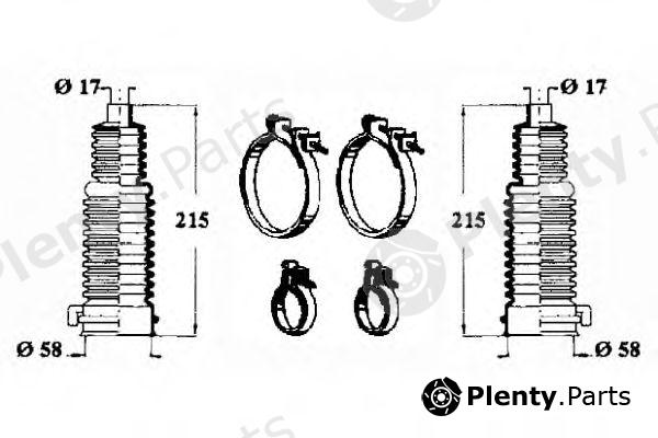  OCAP part 0900938 Bellow Set, steering