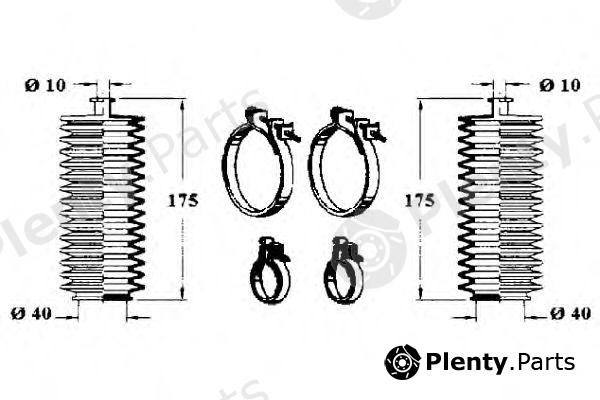  OCAP part 0901609 Bellow Set, steering