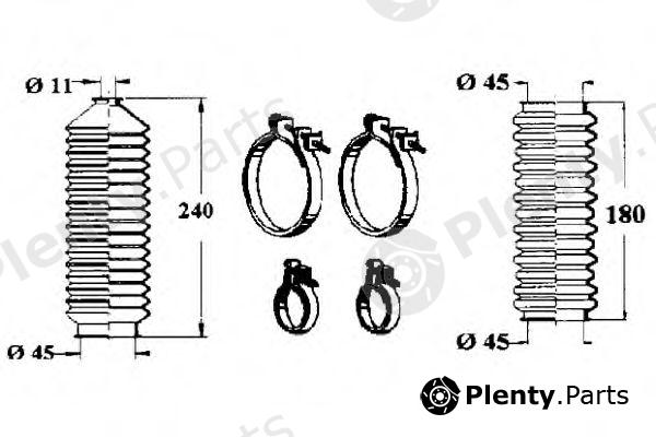  OCAP part 0901129 Bellow Set, steering