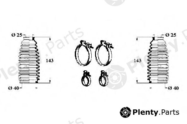  OCAP part 0901624 Bellow Set, steering